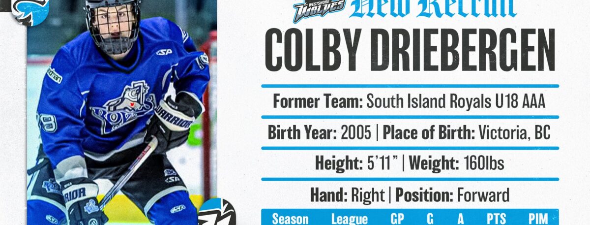 WOLVES COMMIT TO 05 F – COLBY DRIEBERGEN